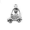 thumbnail image 1 of Sterling Silver 30" Unisex 1.5mm Box Chain 3D Cop Or Squad Car Pendant Necklace, 1 of 2