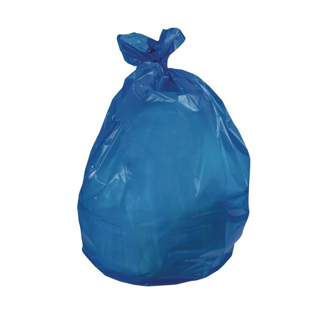 High-Density Waste Can Liners, 23 gal, 14 mic, 30 x 43, Blue, 25 Bags/Roll, 10 Rolls/Carton High-Density Waste Can Liners, 23 gal, 14 mic, 30 x 43, Blue, 25 Bags/Roll, 10 Rolls/Carton