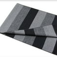 thumbnail image 7 of Men's Winter Classic Wool Scarf Warm Checked Lightweight Knitted Striped Scarves with Gift Box, 7 of 7