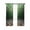 Green, variant on Navy Blue Ocean Waves Blackout Curtains 63 Inches Length, Summer Beach Coastal Abstract Window Treatment Thermal Insulated Drapes for Bedroom Living Room 2 Panels 84x63 Inches