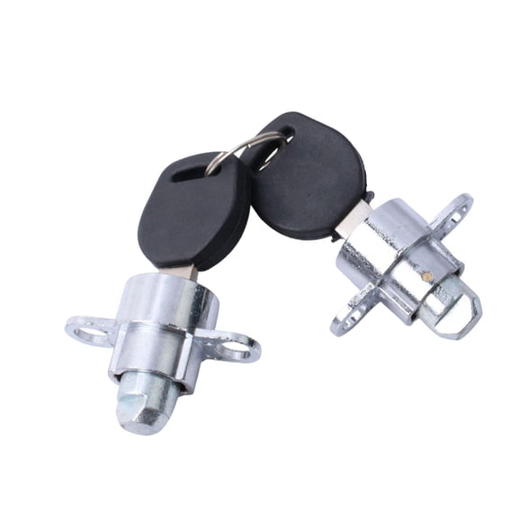 2 Pieces Car Roof Box Lock Luggage Box Lock Zinc Alloy Metal Rustproof Easy Installation Universal Vehicles