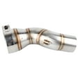thumbnail image 1 of Exhaust Mid Pipe, Easy To Install Motorcycle Mid Link Tube Origin Size Rugged Rustproof  for DIY, 1 of 7
