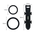 thumbnail image 6 of harmtty Magnetic Fishing Rod Hook Holder with Rubber Rings Easy Installation Reusable Non-slip Fishing Lure Bait Keeper Fishing Tackle,Black, 6 of 8