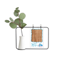 thumbnail image 1 of irregular annual s small-grained pattern transparent glass hanging vases decoration bottle, 1 of 2