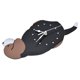 thumbnail image 5 of Reloj de pared autoadhesivo impermeable efecto 3D movimiento silencioso perro reloj de pared con cola para ventana armarios de sala de estar, 5 of 14