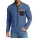 thumbnail image 1 of pstuiky camisetas de manga larga para hombre, Sudadera informal deportiva de manga larga y cuello redondo para hombre Tops de hombre xl, 1 of 7