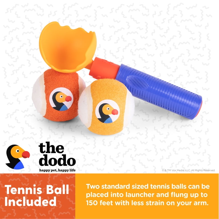 The Dodo Telescoping and Fetch Ball Launcher Dog Toy 9 in
