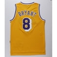 thumbnail image 2 of Nueva NBA Los Angeles LAKERS # 8 Kobe Bryant retro Bordado Baloncesto jersey Amarillopangjing, 2 of 3