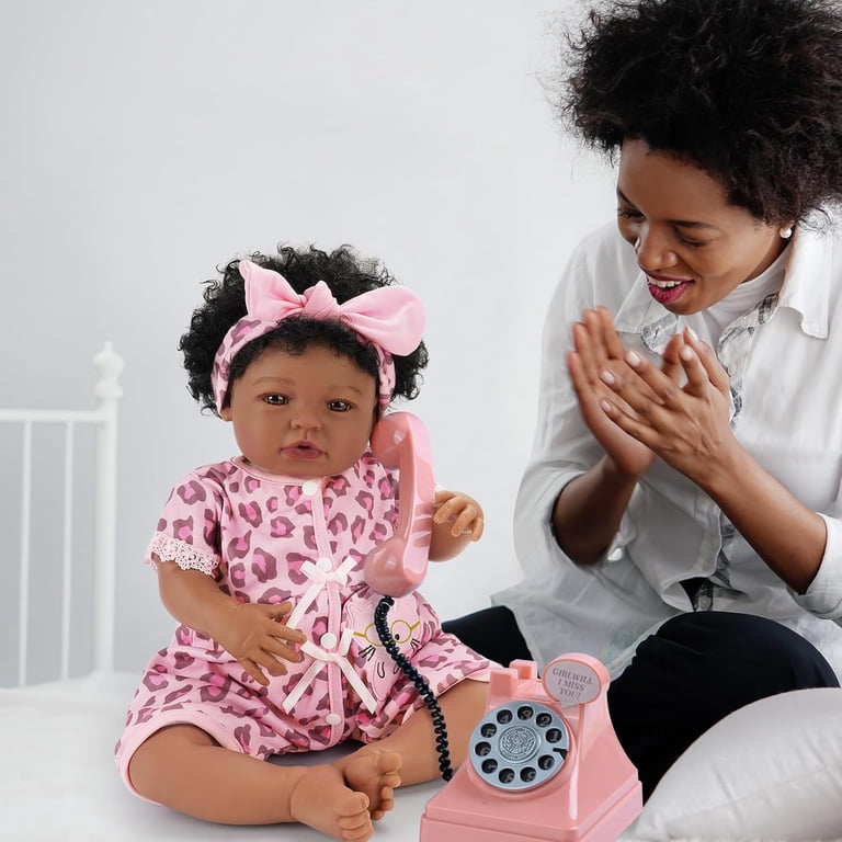 RSG 17-Inch Reborn Baby Doll With Hand-Rooted Hair photo 5