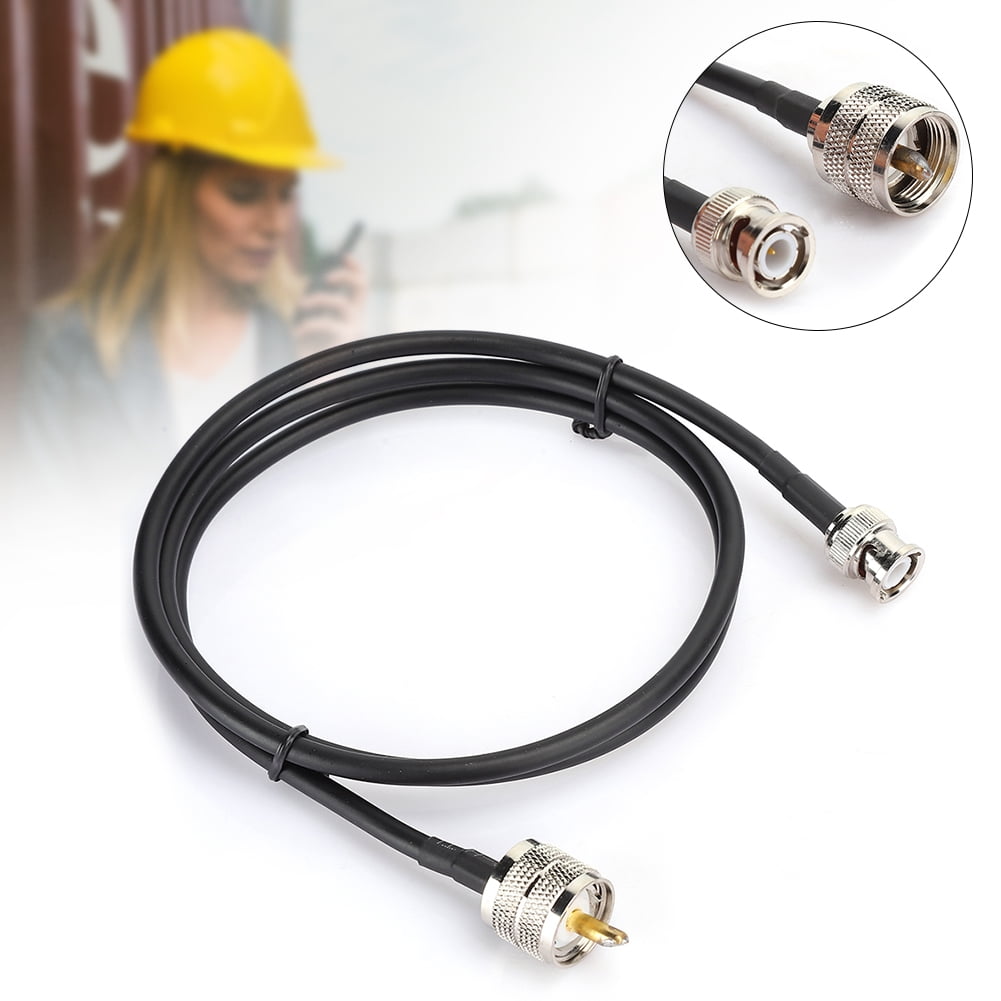 Black CoaxialCable Adapter, Testing Cable, Low Loss Interface