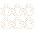 thumbnail image 1 of Anillo Apoyo STEM 6pcs Monstera Support para El Crecimiento Próspero (oro), 1 of 9
