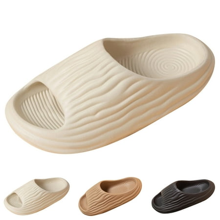 

Cathalem Mens Indoor Outdoor Slippers Size 11 Men Slippers New Pattern Fashion Indoor And Outdoor Flat Men s Slippers Size 81/2 White 8.5