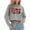 Women Valentines Sweatshirt-S23 Gray, variant on Mifsaly Valentines Crop Sweatshirt Women Heart Print Cropped Hoodie Girlfriend Gifts Long Sleeve Hooded Pullover Tops Funny Festival Loose Blouse Girls Going Out Spring Loungewear XXL