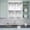 Black, variant on 3 Piece Kitchen Curtains and Valances Set Sage Green Cafe Curtains 24 Inch Length Eucalyptus Leaves Valance & Tier Curtain for Living Room Bedroom Small Window 54"x18"+27"x24"*2