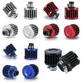 thumbnail image 3 of Qiaoxi Mini Air Filter Replacement Mini Mushroom Head Intake Mesh Air Intake Filter Intake Crankcase Vent Cleaner for Car Motorcycle Go Kart Accessories, 3 of 8