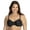 Black Hue, variant on Women's Smooth Spacer T-Shirt Bra -Breathable, Ultra-Soft, Flexible, and Invisible Under Tees