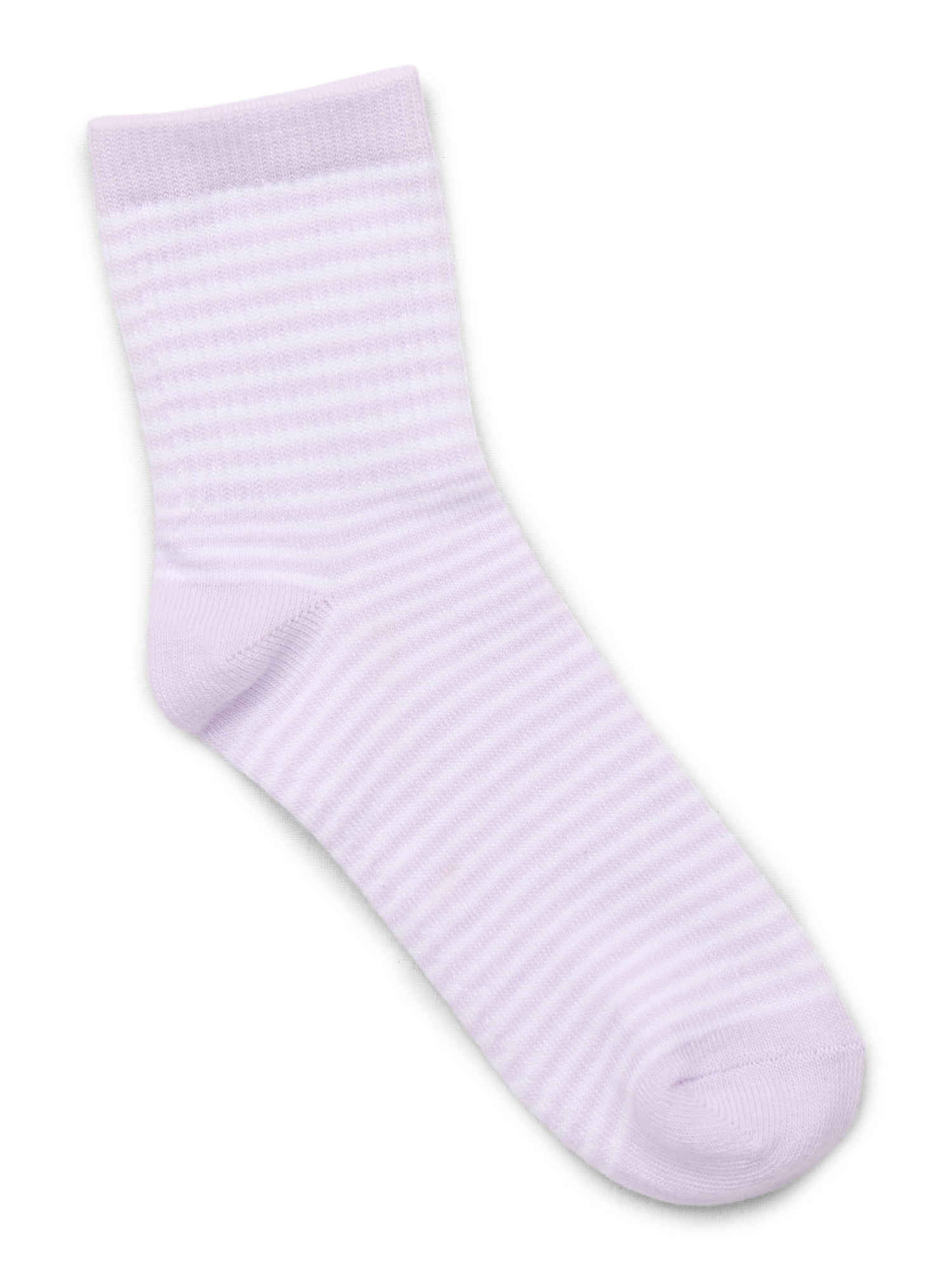 Wonder Nation Girls Mid-Crew Smiley Socks, 10-Pack, Sizes S-L