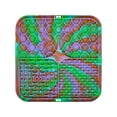 thumbnail image 2 of Silicone Slow Feeder Mat - Interactive Pet Lick Pad for Dogs and Cats,Non-Slip Suction Cup Design for Feeding and Bathing,Calming Treat Mat,Multicolor,Multicolor, 2 of 7