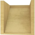 thumbnail image 4 of 10"W x 10"D x 10"H Wide Concord Rough Cedar Woodgrain TimberThane Corbel, Primed Tan, 4 of 6