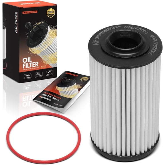 A-Premium 20K Miles Upgrated Protection Oil Filter Compatible with Chevrolet & Cadillac & GMC & Saab & Pontiac & Oldsmobile Models - Camaro, Colorado, SRX, CTS, Canyon, Caprice, 9-3, STS, 9-5, 9-4X