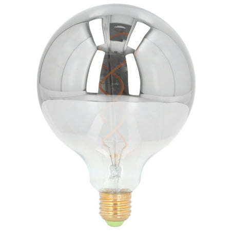 

2024 4W Round Light Bulbs LED Lights Electroplated Anthracite E27 E26 Lamp Holder Dimmable Vintage Bulbs for Coffee Shop 220V