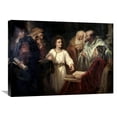 thumbnail image 1 of Global Gallery Heinrich Hofmann,'Christ in the Temple at 12' Stretched Canvas Artwork, 1 of 3