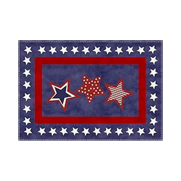 Luoshdecor Patriotic Placemat For 4th Of July Memorial Day Veterans Day Patriotic Decoration And Supplies