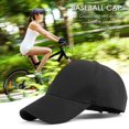 thumbnail image 4 of Sombrero de sol ajustable con agujero Snapback de algodón Sombreros Gorra de béisbol de cola de caballo informal, 4 of 4
