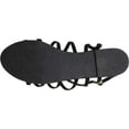 thumbnail image 6 of Women's Journee Collection Honey Flat Strappy Sandal Black Faux Suede 12 M, 6 of 6