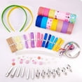 thumbnail image 4 of Juego de 50 pinzas para el pelo, cintas, lazos, horquillas, pasadores antideslizantes y accesorios para el cabello para adolescentes., 4 of 8