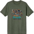 thumbnail image 5 of Dad Fixer Of Things
 Adult Green Crew Neck Short Sleeve Tee-Medium, 5 of 7