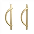 thumbnail image 1 of 4 Tiradores Dorados para Gabinetes, Tiradores para Cajones con Forma de Media Luna, Tiradores para Cajones y Aparadores, Tiradores para Armarios de Cocina A, 1 of 6