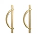 thumbnail image 1 of 4 Tiradores Dorados para Gabinetes, Tiradores para Cajones con Forma de Media Luna, Tiradores para Cajones y Aparadores, Tiradores para Armarios de Cocina A, 1 of 5