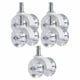 thumbnail image 2 of Ruedas para silla de oficina de resistencia, 5 piezas, 360, ruedas giratorias silenciosas para silla, rueda para silla de escritorio, rueda de Blanco A DYNWAVEMX ruedas giratorias, 2 of 8