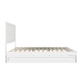 thumbnail image 2 of Pemberly Row King Platform Bed with Footboard and Twin XL Trundle in White, 2 of 13