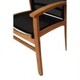 thumbnail image 3 of International Home Miami SC FORT-BK Amazonia Fortuna Teak Dining Armchair with Black Textile Sling, 3 of 5