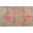 thumbnail image 1 of Ahgly Company Indoor Rectangle Traditional Rust Pink Persian Area Rugs, 8' x 10', 1 of 6