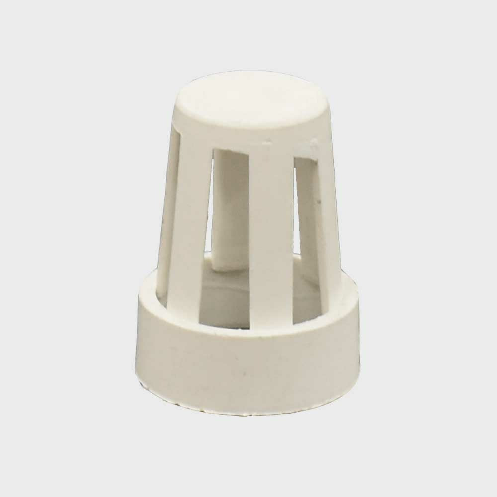 Boat Livewell Drain Tube Cap 7/8 Inch Marine Grade Plastic White