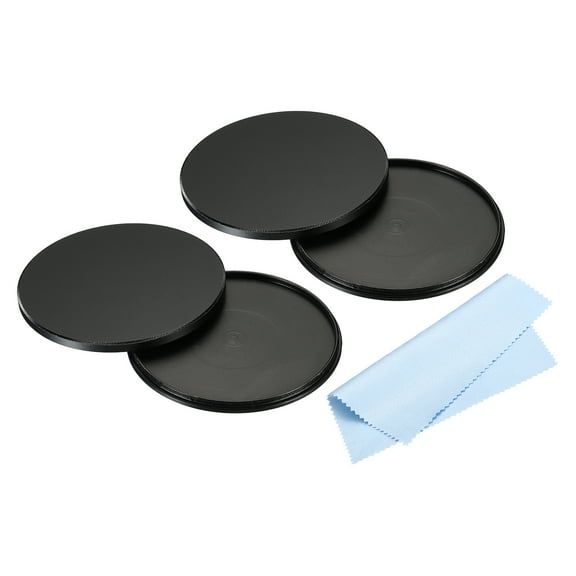77mm Lens Filter Stack Cap, 2pcs Aluminum Lens Cap Alloy Filter Stacks Protective Case with Cleaning Cloth