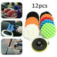 thumbnail image 6 of Nuboxa 12pcs 5" 125mm Car Polisher Pad Buffer Waxing Buffing Kit Pads Sponge Q9U Z9W9, 6 of 8