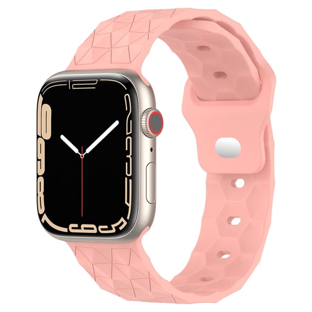 Correa de Silicona para Apple Watch Ultra 8 7 6 5 4 3 2 1 SE (Rosa 42/44/45/49mm) Tmvgtek Para estrenar