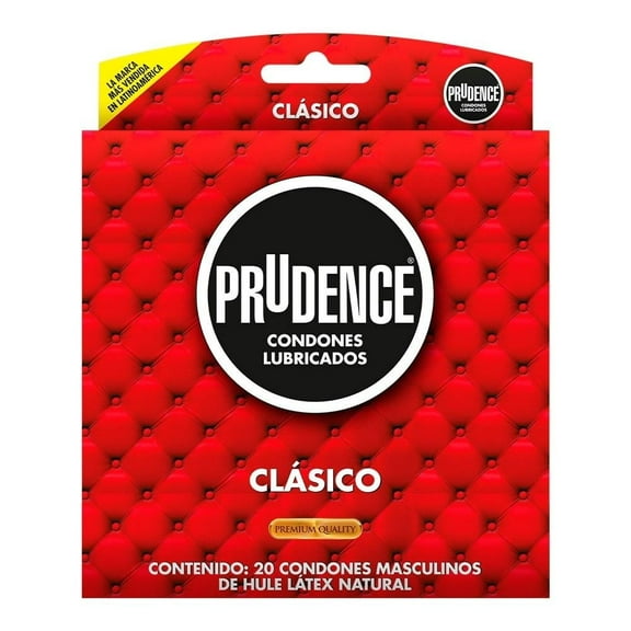 Condones Prudence clásico 20 pzas