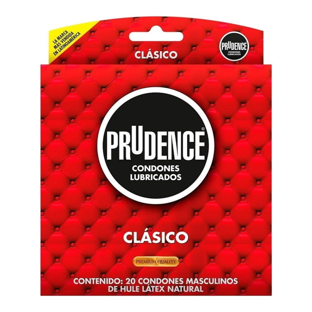 Condones Prudence clásico 20 pzas