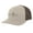 Khaki/Brown, variant on Christian Whosoever Cross Embroidered Mens Adjustable Snapback Mesh Back Trucker Hat, Khaki/Brown