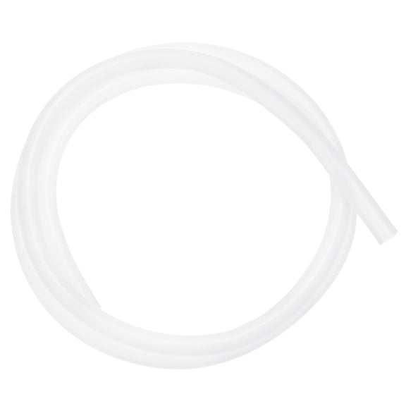 Uxcell Silicone Tubing, 5/16inch(8mm) ID x 15/32inch(12mm) OD Silicone Rubber Vacuum Tube, 5ft(1.5M) High Temp Water Air Hose Pipe [Clear]