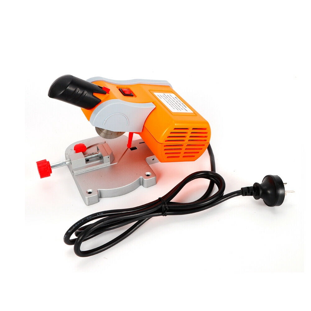 2" Mini Benchtop Cut-Off Chop Saw Wood Metal Angle Moulding Cutter 45Miter Saw Mini Benchtop Cut-Off Saw 45 Miter Saw Wood Metal Cutter Metal Angle Moulding Cutter 2" Blade 60Hz 7800 Rpm