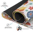 thumbnail image 3 of Decorative Floral Design Rubber Game Mat, 31.5 Inch Square Large Mahjong Table Pad with Anti-Slip Grip and Quiet Playing Area for Tiles and Cards, 3 of 7
