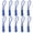 Blue, variant on 10PCS Practical Zipper Pull Cord Pull Extension for Handbag Purse Backpack jackets Bags Coat Luggage