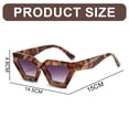 thumbnail image 2 of Gafas de sol poligonales de montura gruesa europeas y americanas, gafas de sol de moda personalizadas, hechas de PC, 2 of 5