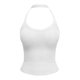 thumbnail image 4 of Camisetas sin Mangas para las Mujeres con Cuello Redondo sin Espalda Camisetas de Moda Casual de Poliéster de Longitud Regular, 4 of 5